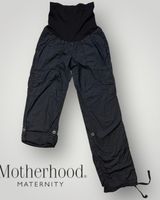 Motherhood Maternity  Black Carpenter Roll Tab Capris. Medium Photo 0