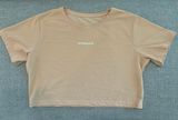 Light Orange Cropped T-Shirt Photo 0