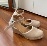 Nude Wedges Tan Size 7.5 Photo 0