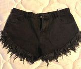 black denim shorts Size XL Photo 0