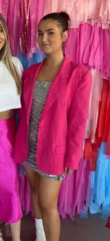 Leslie Fay Hot Pink Blazer Photo 0