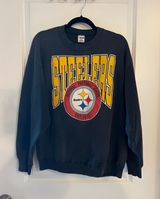 Vintage Steelers Oversized Sweatshirt Gray Size XL Photo 0