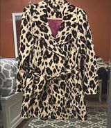 Leopard Print Trench Coat Photo 0