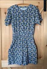 Vintage 90’s Floral Romper Multi Size L Photo 0
