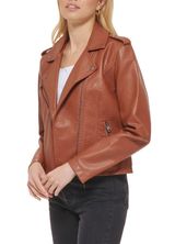 Levi's Women's Classic Faux Leather Asymmetrical Moto Jacket Photo 0