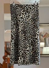 Animal Print Midi Skirt Sz S Photo 0