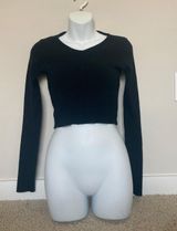 Papaya ribbed sweater Photo 0