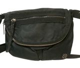 Lululemon Black Nylon All Night Festival Bag Micro 1.5L Large Zip Photo 0