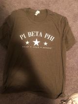 Pi Beta Phi Tshirt Green Size L Photo 0