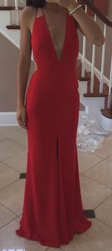 Fame and Partners Red Maxi Dress Photo 0