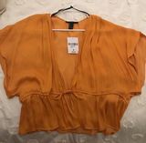 Forever 21 Yellow Plunging Top Photo 0