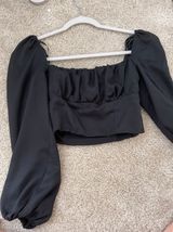 Princess Polly Black Top Photo 0