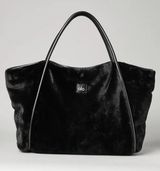 Faux Fur Tote Bag Black Photo 0
