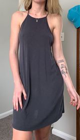 Alya Grey Swing Dress Photo 0