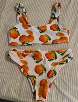 SheIn Orange Print  Bikini Photo 0