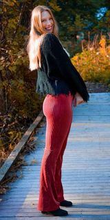 SheIn Velvet Pants Photo 0