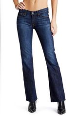 7 For All Mankind Low Rise Bootcut Jeans Size 32 NOUVEAUNYD Stretch AU075S42A Photo 0