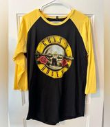 Guns N Roses Concert Shirt Baseball Tee Size XL Photo 0