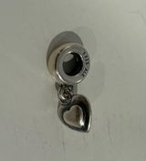 Pandora Silver Heart Bracelet Charm Photo 0