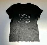 Everlane The 100% Human Being Cotton Graphic Tee Shirt Black Size Medium NWOT Photo 0