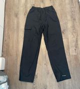 Lightweight Columbia Snow Women’s Black Packable Waterproof Ski Pants Small Photo 0
