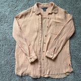 Natural Reflections NATURAL REFLECTION CORAL BUTTON UP Photo 0