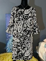 Talbots  Size 8P Paisley Midi Dress Photo 0