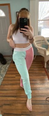 Champion blue/pink Split Leg Joggers Photo 0