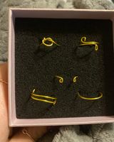 Simple Gold Adjustable Rings Photo 0
