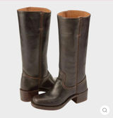 James and Olivia Boutique Tall Brown Boots Size 8 Photo 0