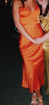 Hello Molly Satin Midi Dress Photo 0