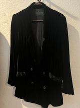 Reformation Velvet Double Breasted Blazer Photo 0