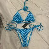 Triangl Vinca-Sour Stripe Bathing Suit Photo 0