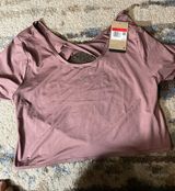 Cropped Backless Tee Photo 0