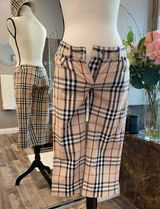 Burberry Cropped Nova Check Pants Photo 0