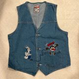 Vintage looney tunes jean vest Photo 0
