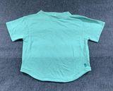 NWT FREE PEOPLE - MOVEMENT - top short sleeve medium color teal E5 Photo 0