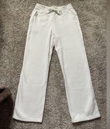 CRZ Yoga wide leg sweatpants - size Small - bone color Photo 0