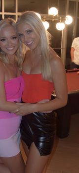 Faux Leather Slit Skirt Photo 0