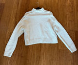 Cream mock neck Zara sweater  Photo 0