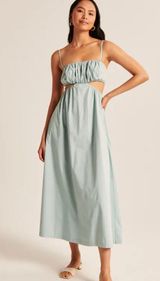 Abercrombie & Fitch Abercrombie Bubble Top Maxi Dress Photo 0