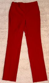 Rafaella Red Dress Pant in size 10 Photo 0