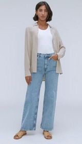 everlane the wide leg jeans blue size 27 DR Photo 0