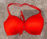 Coral/Orange Bikini Top Pink Size L Photo 0