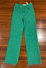 ZARA full Length green Jeans Photo 0