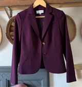 Calvin Klein Purple Suit Blazer sz 2 Photo 0