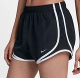 Nike Running Shorts Womens Dri FIT Tempo Brief Lined Black White XSmall NWOT Photo 0