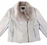 Dana Buchman Dana Bachman Faux Suede & Fur Jacket Photo 0