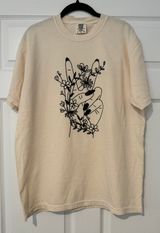 Comfort Colors Floral Peace T-Shirt Photo 0