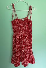 Topshop Red Sundress Photo 0